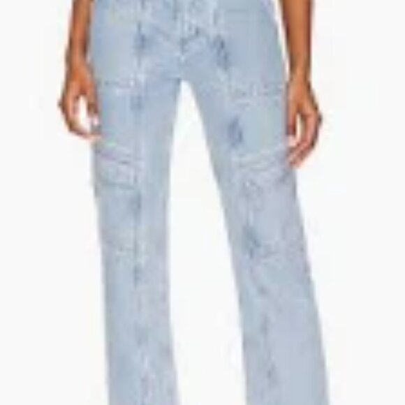 Agolde Cooper Cargo Jeans Sz 25 - Picture 1 of 4